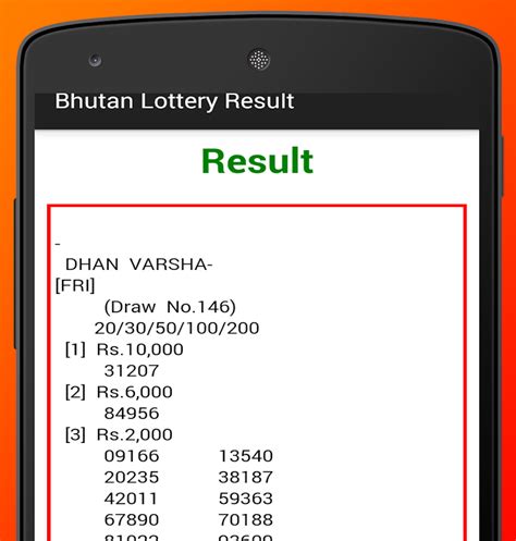 bhutan result chart|Lottery Results .
